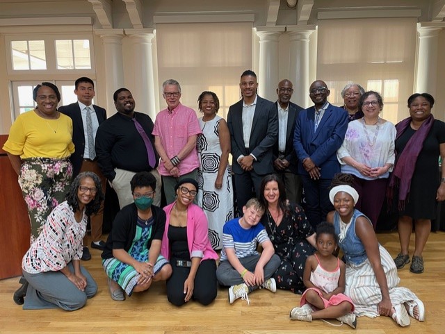 Giles Award Ceremony Group in Adinkra Hall